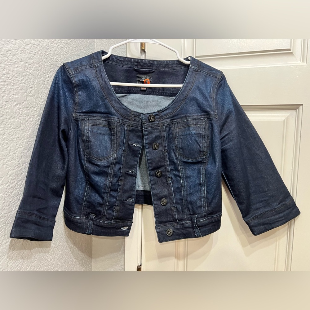 G by Guess NWOT crop denim jacket